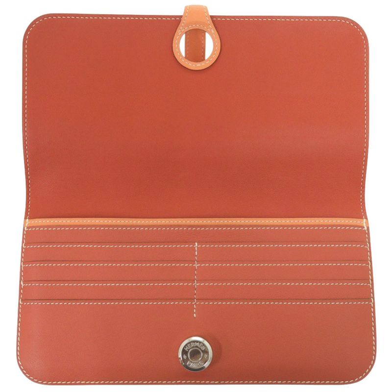 Hermes Dogon Long Swift Sanguine Cles Vette Silver Hardware — view 5