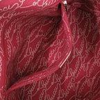 Gucci Canvas Wine Red Tote Bag 0689