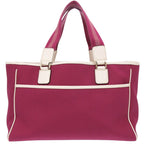 Gucci Canvas Wine Red Tote Bag 0689