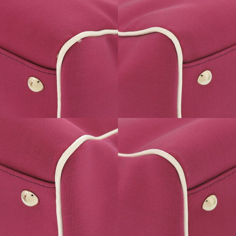 Gucci Canvas Wine Red Tote Bag 0689