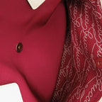 Gucci Canvas Wine Red Tote Bag 0689
