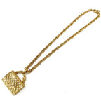 Chanel Necklace Quilted Motif Accessories Bag Pendant — view 6