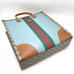 Gucci 2-Way Web GG Medium Tote Bag Handbag — view 4