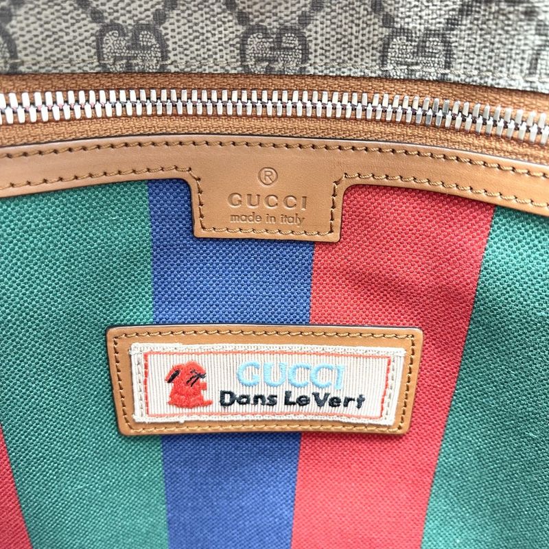 Gucci 2-Way Web GG Medium Tote Bag Handbag — view 6
