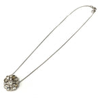 Chanel Necklace Chain Coco Mark Accessories Clover Rhinestone — view 6