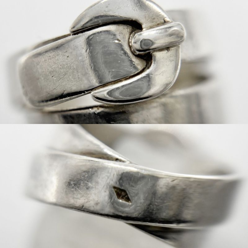 Hermes Ring Double Tru-ring Belt Accessory Jewelry Small Item 49 Size — view 7