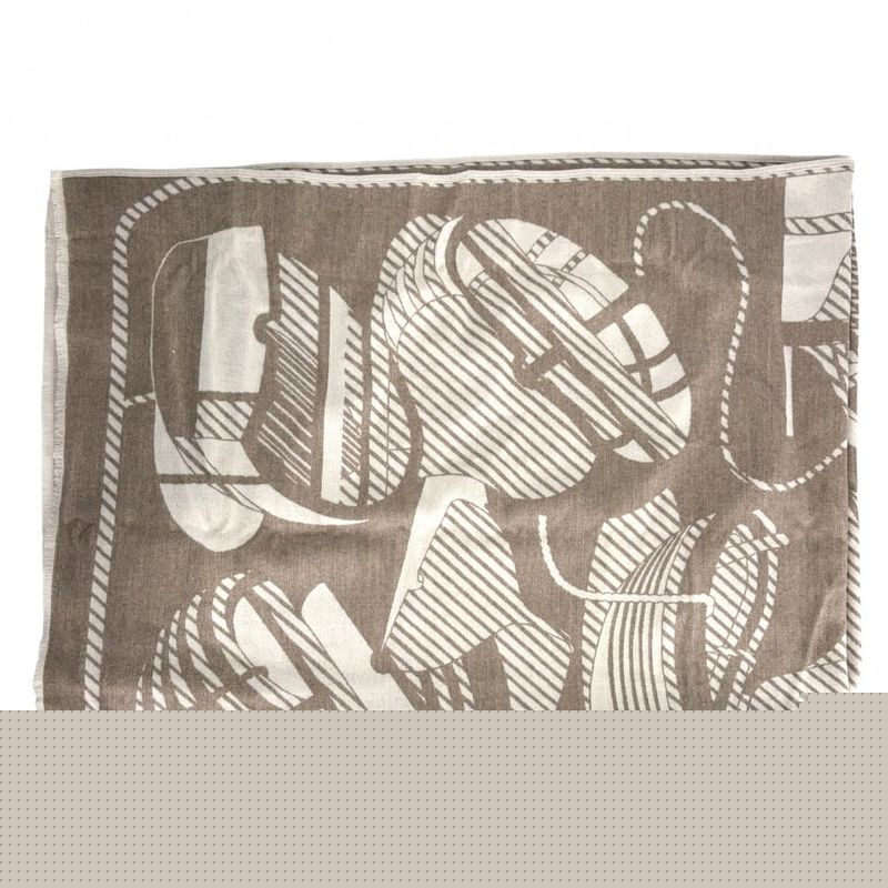 Hermes Fashion Accessories Plaid Thalassa Shawl Blanket Item — view 3