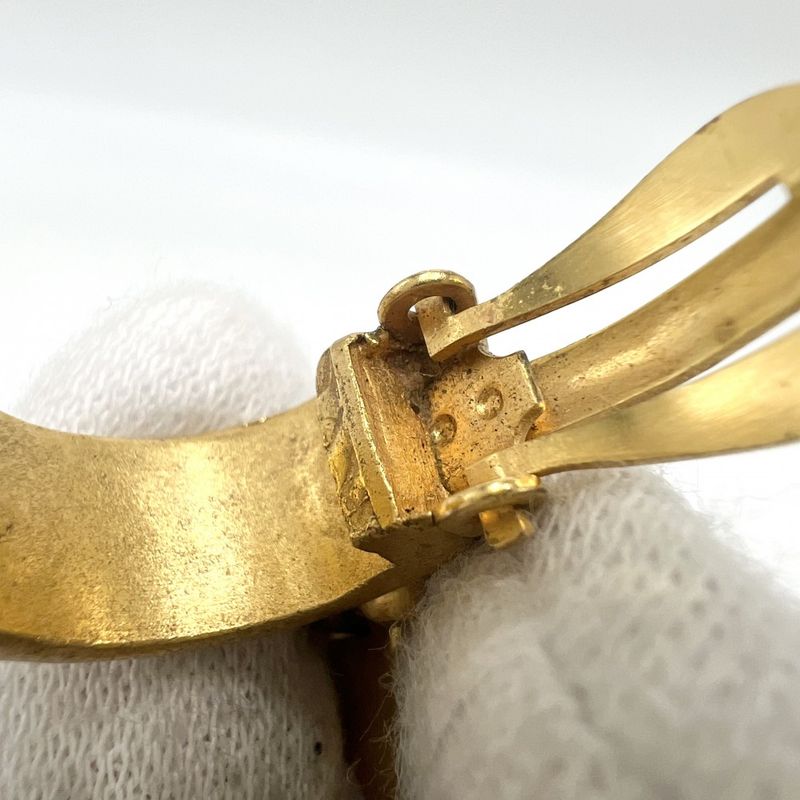 Chanel Earrings Vintage Accessories Coco Mark Heart GP 95 — view 7