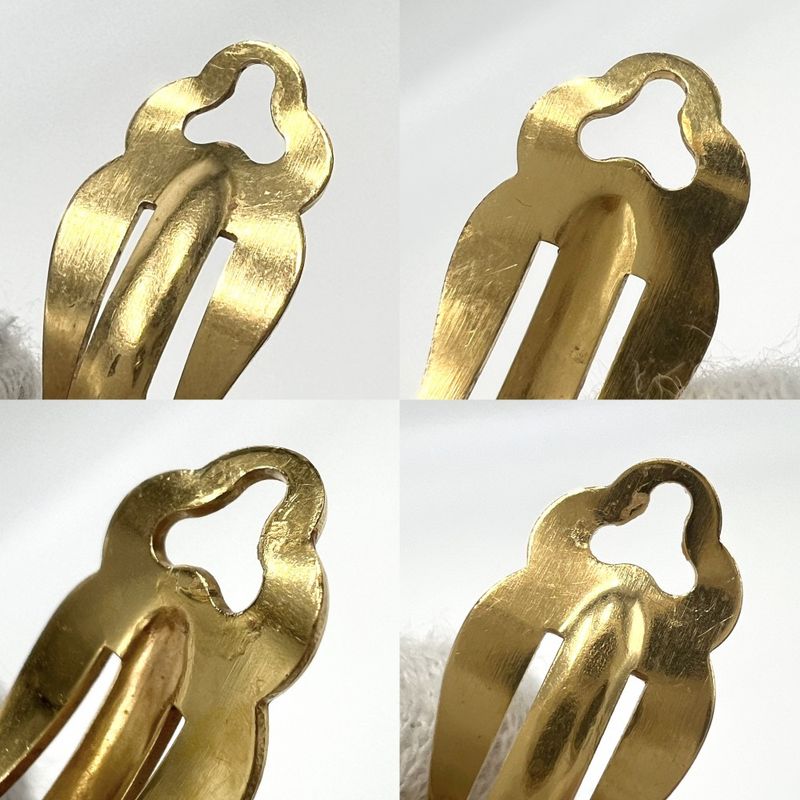 Chanel Earrings Vintage Accessories Coco Mark Heart GP 95 — view 5