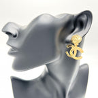 Chanel Earrings Coco Mark Accessories Swing Vintage GP 95 — view 3