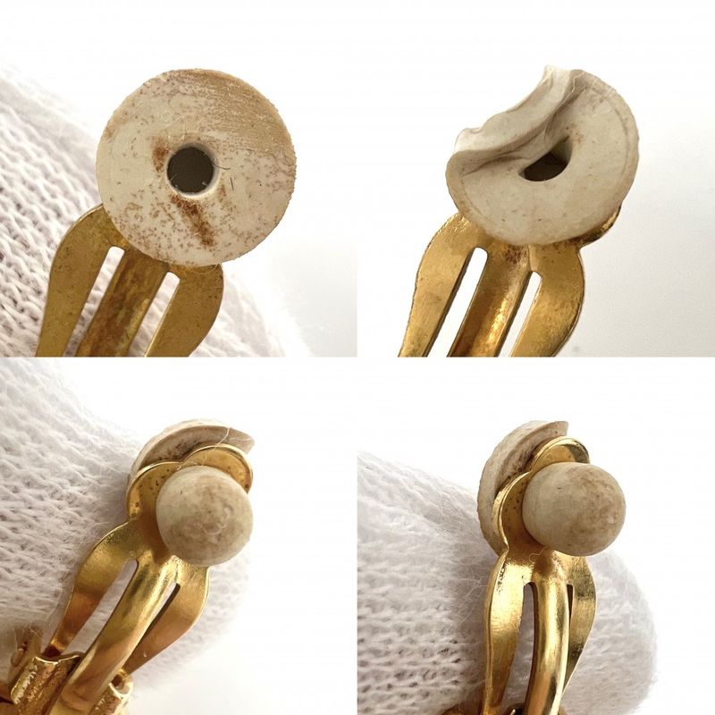 Chanel Earrings Coco Mark Accessories Swing Vintage GP 95 — view 4