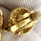 Chanel Earrings Coco Mark Accessories Swing Vintage GP 95 — view 7