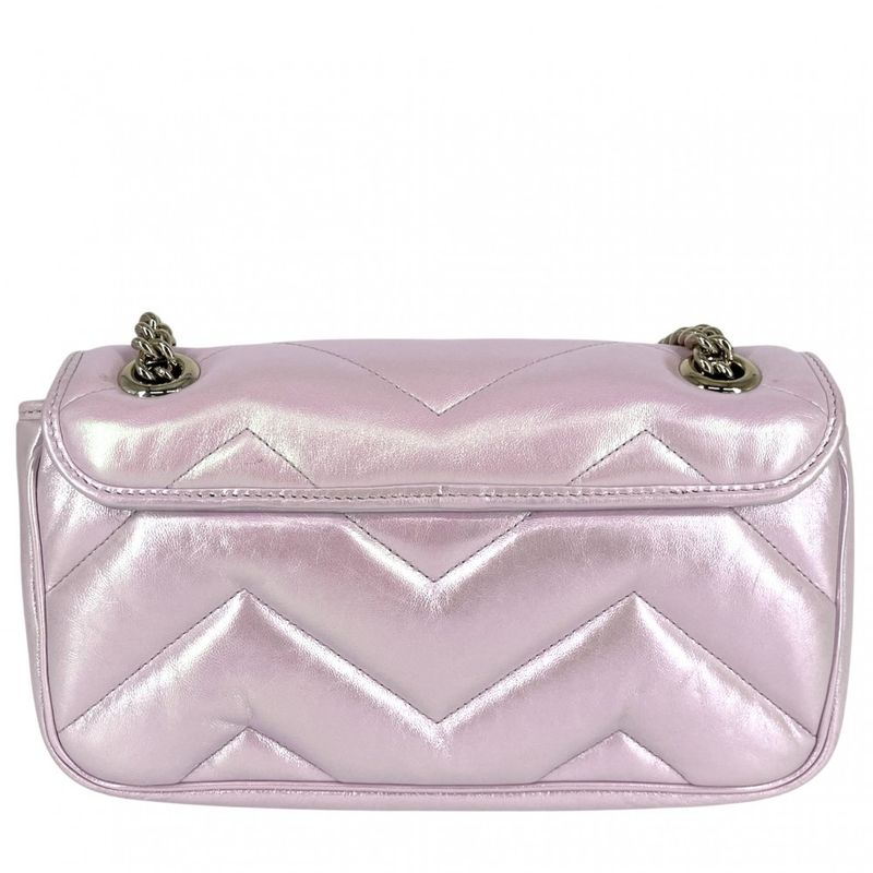 Gucci Shoulder Bag GG Marmont Quilted Small Chain Crossbody — view 3