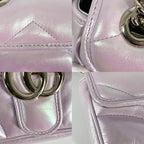 Gucci Shoulder Bag GG Marmont Quilted Small Chain Crossbody — view 7