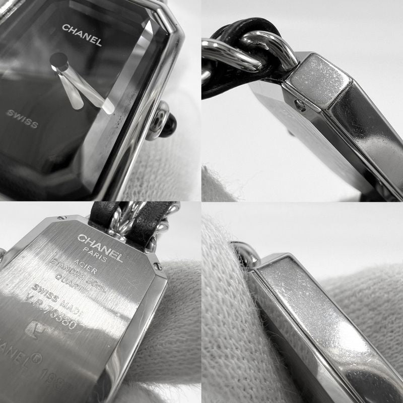 Chanel Watch Premiere L Battery Operated Black Dial SS QZ — view 8