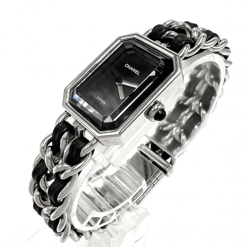Chanel Watch Premiere L Battery Operated Black Dial SS QZ — view 2