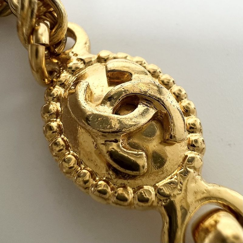 Chanel Necklace Coco Mark Chain Vintage Accessories GP 96 — view 7
