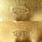 Chanel Earrings Round Accessories Vintage Coco Mark GP Faux — view 4
