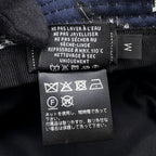 Chanel Hat Camellia CC Logo Cotton M Black White — view 8