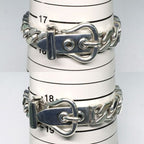 Hermes Bookle Serie MM AG 925 Silver Bracelet Accessories Men — view 7