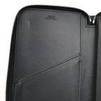 Fendi FF Logo Zip Around Wallet Long Round Zipper Black 7 M0276 A8 VC — view 8