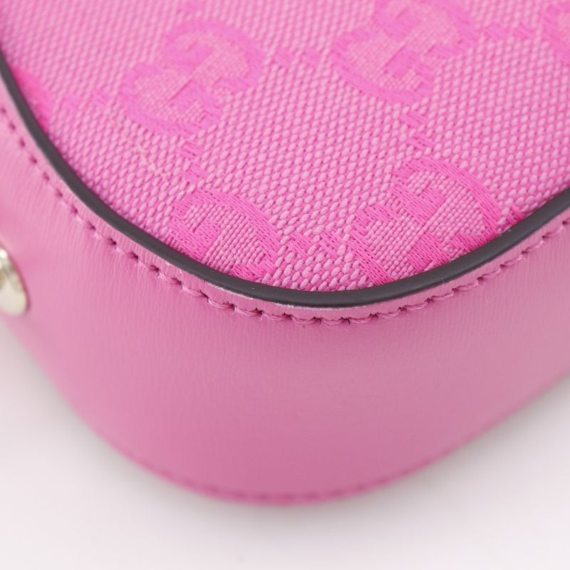 Gucci Moonside Mini Shoulder GG Canvas Pink Bag