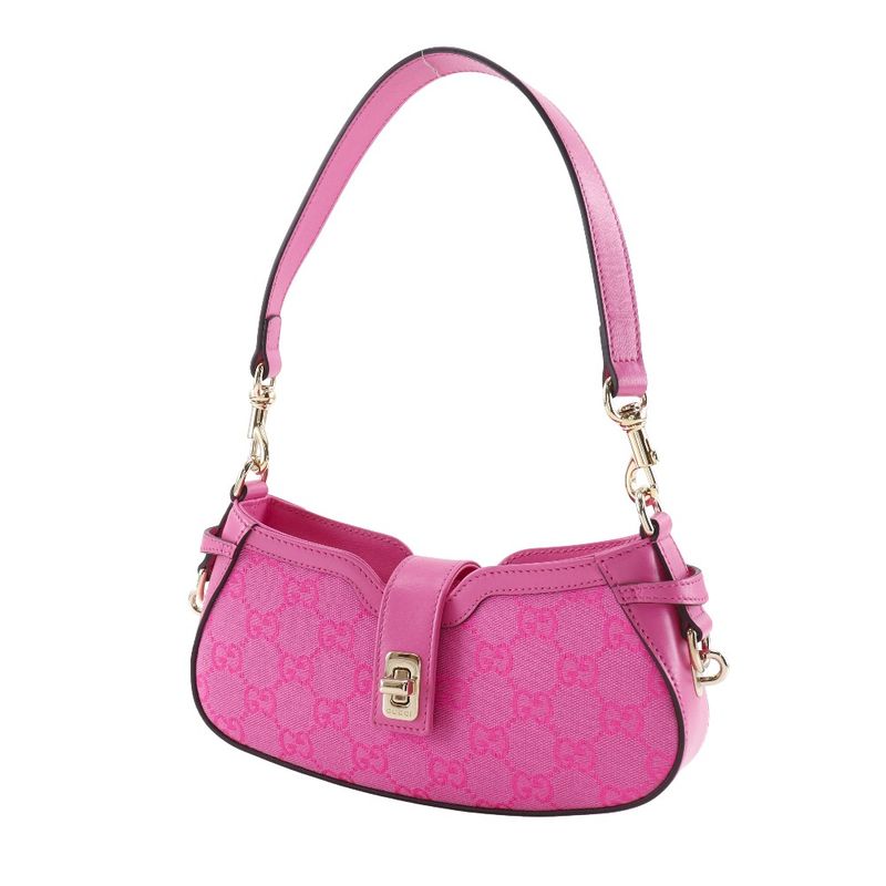Gucci Moonside Mini Shoulder GG Canvas Pink Bag
