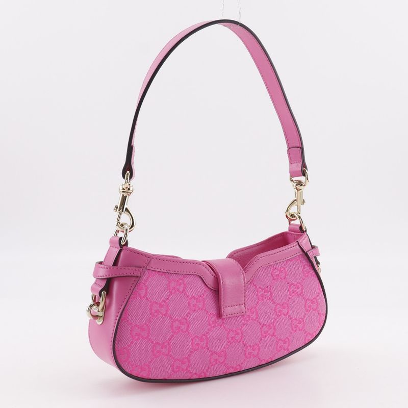 Gucci Moonside Mini Shoulder GG Canvas Pink Bag
