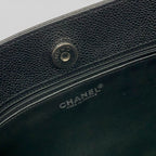 Chanel Bag Tote Black Silver Chain — view 7