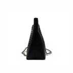 Chanel Bag Tote Black Silver Chain — view 3