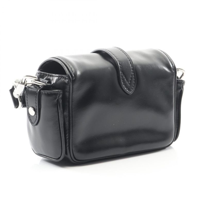 Louis Vuitton Shoulder Bag Cargo Wearable Wallet Black Leather — view 3