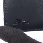 Fendi Trifold Wallet Baguette Micro FF Jacquard 8 M0395 Aut4 F1 Uj5 Black Midnight — view 5