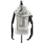 Hermes Retre Au Carre Muffler Cashmere 100% Leather Yvoire Griff Scarf — view 7