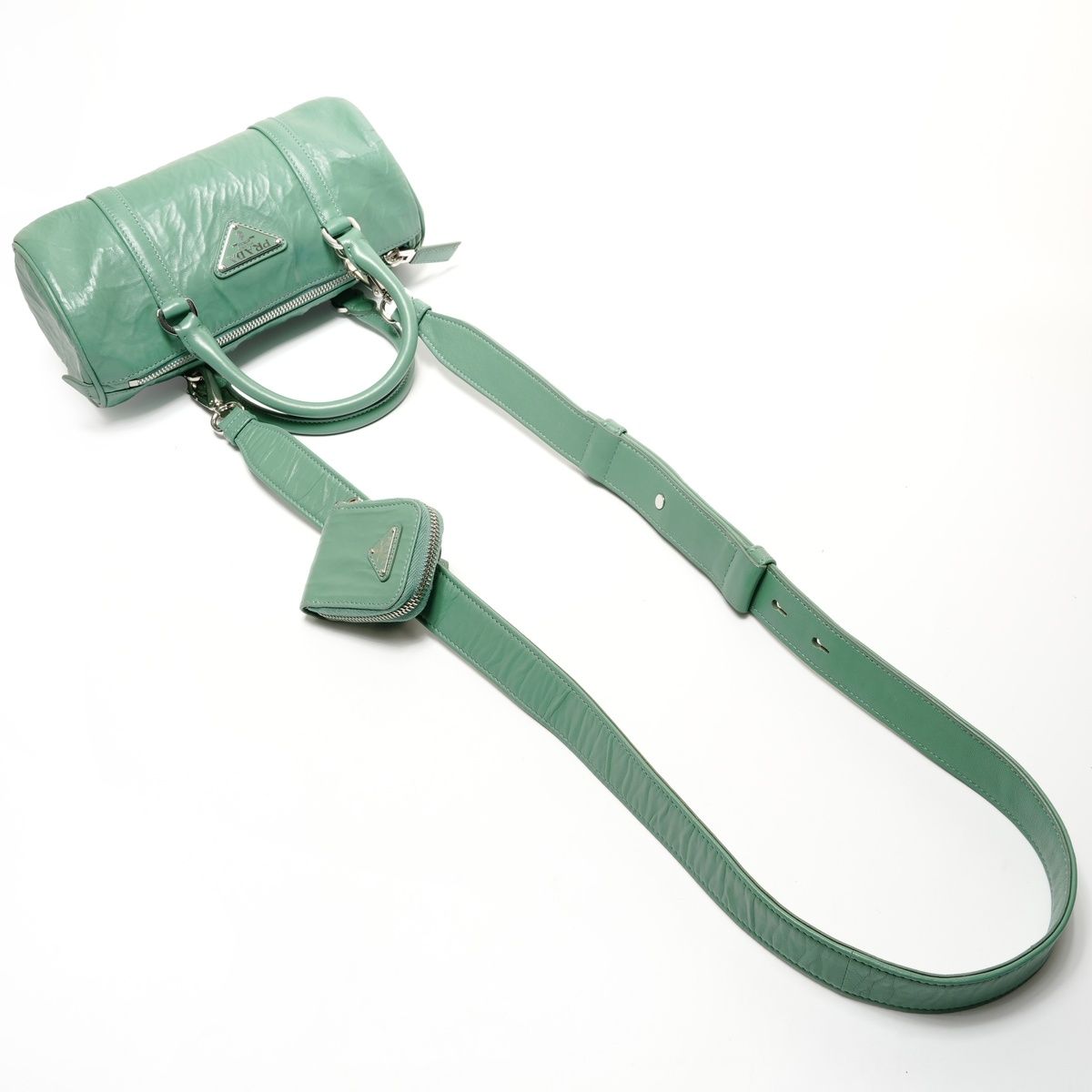 Prada Shoulder Bag Nappa Vintege Mini 2-Way Leather — view 8