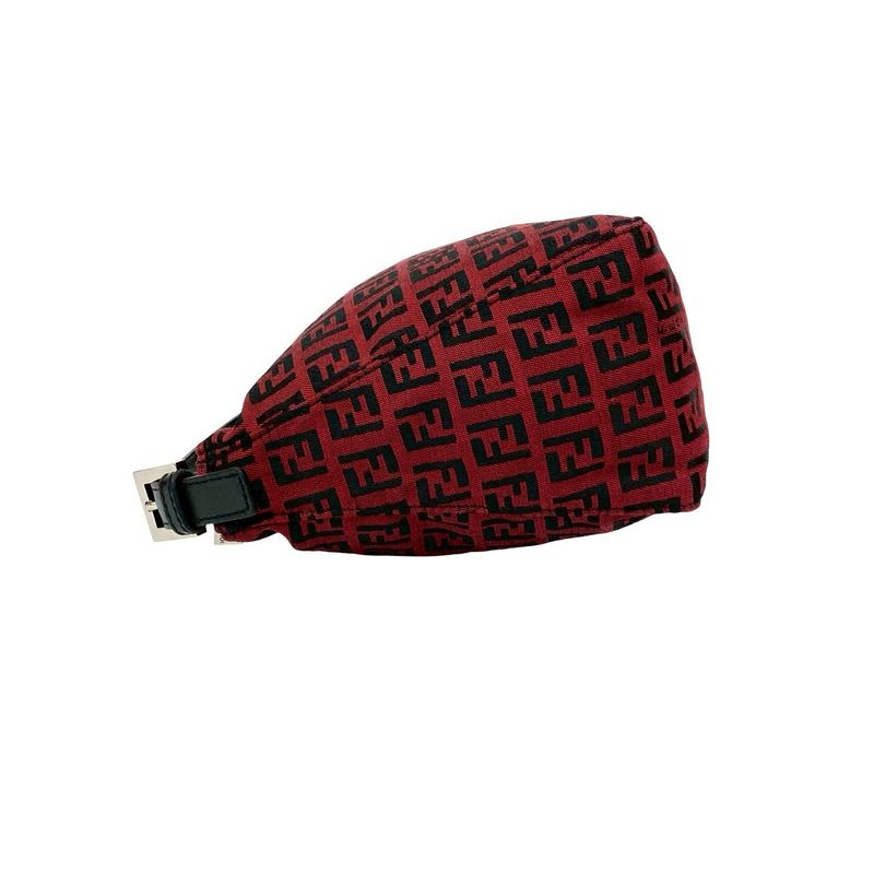 Fendi FF Logo Pattern Canvas Leather Handbag Mini Tote — view 6