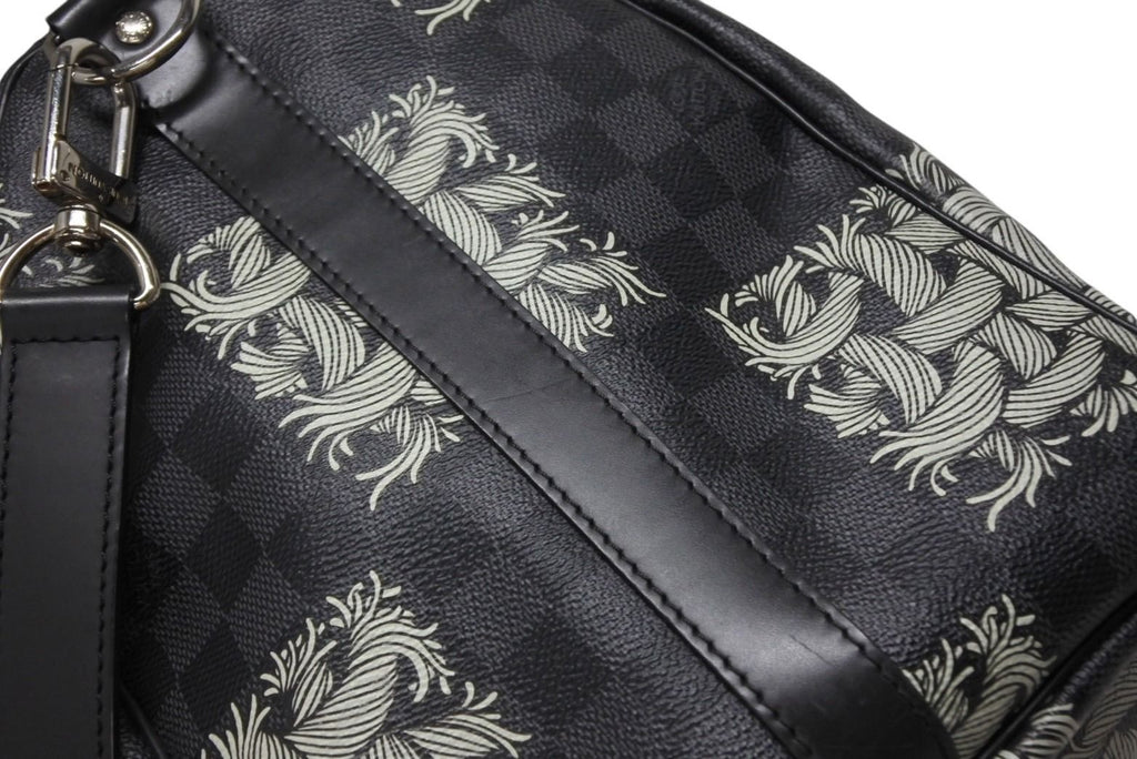 Louis Vuitton Keepall Bandouliere 45 Boston Bag Christopher Nemeth Damier — view 8