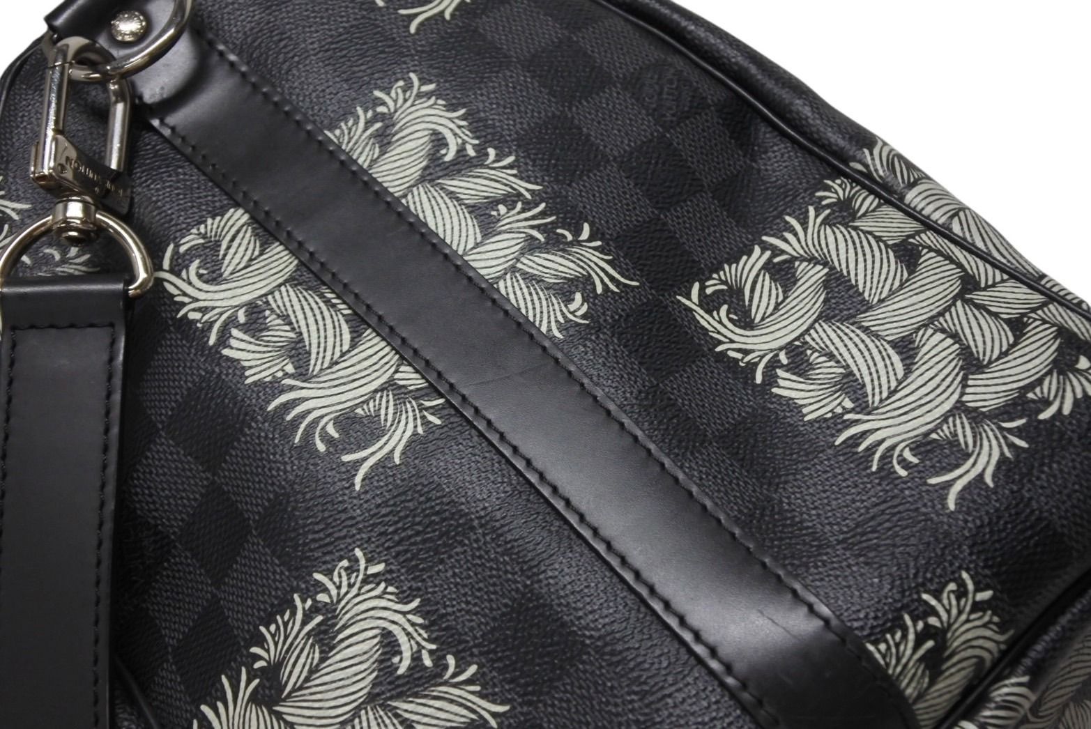 Louis Vuitton Keepall Bandouliere 45 Boston Bag Christopher Nemeth Damier — view 8