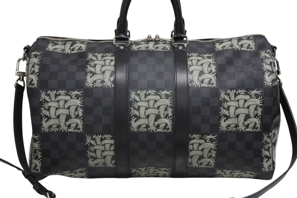 Louis Vuitton Keepall Bandouliere 45 Boston Bag Christopher Nemeth Damier — view 2