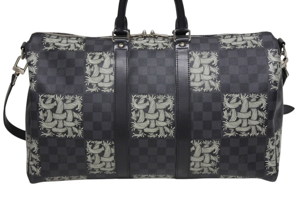 Louis Vuitton Keepall Bandouliere 45 Boston Bag Christopher Nemeth Damier — view 3