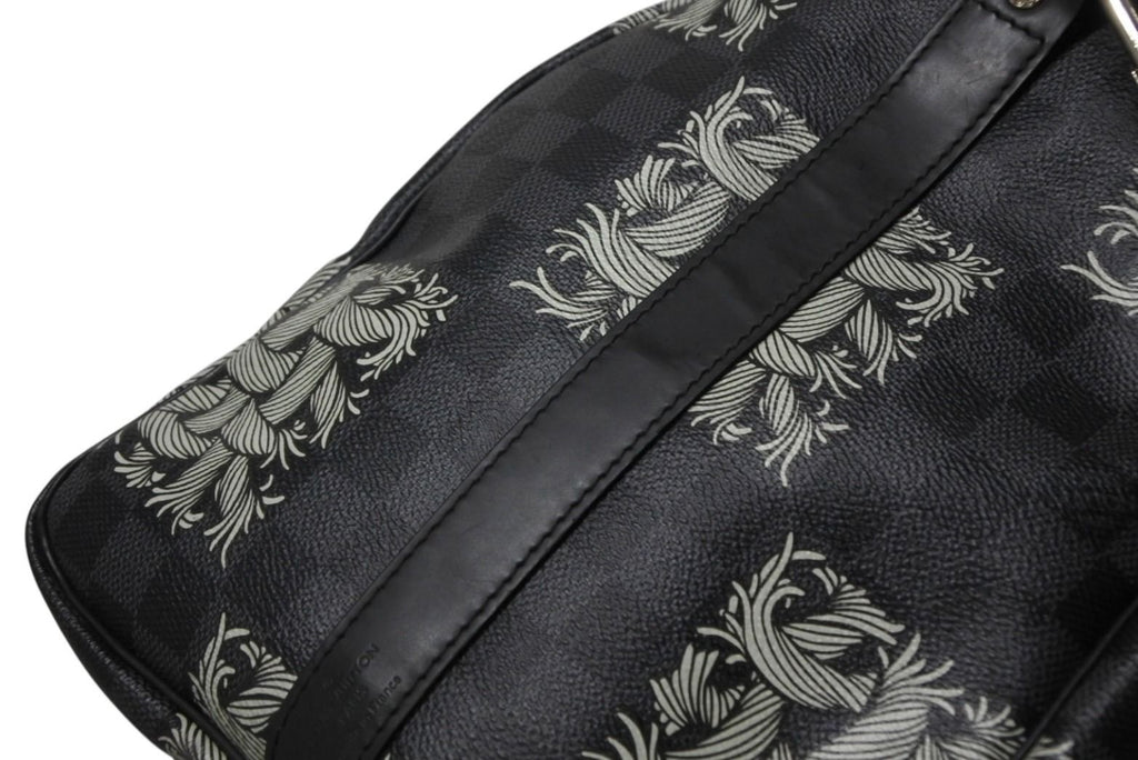 Louis Vuitton Keepall Bandouliere 45 Boston Bag Christopher Nemeth Damier — view 7