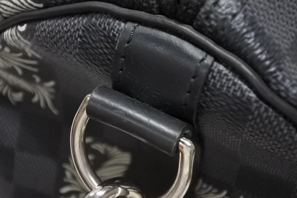 Louis Vuitton Keepall Bandouliere 45 Boston Bag Christopher Nemeth Damier — view 5