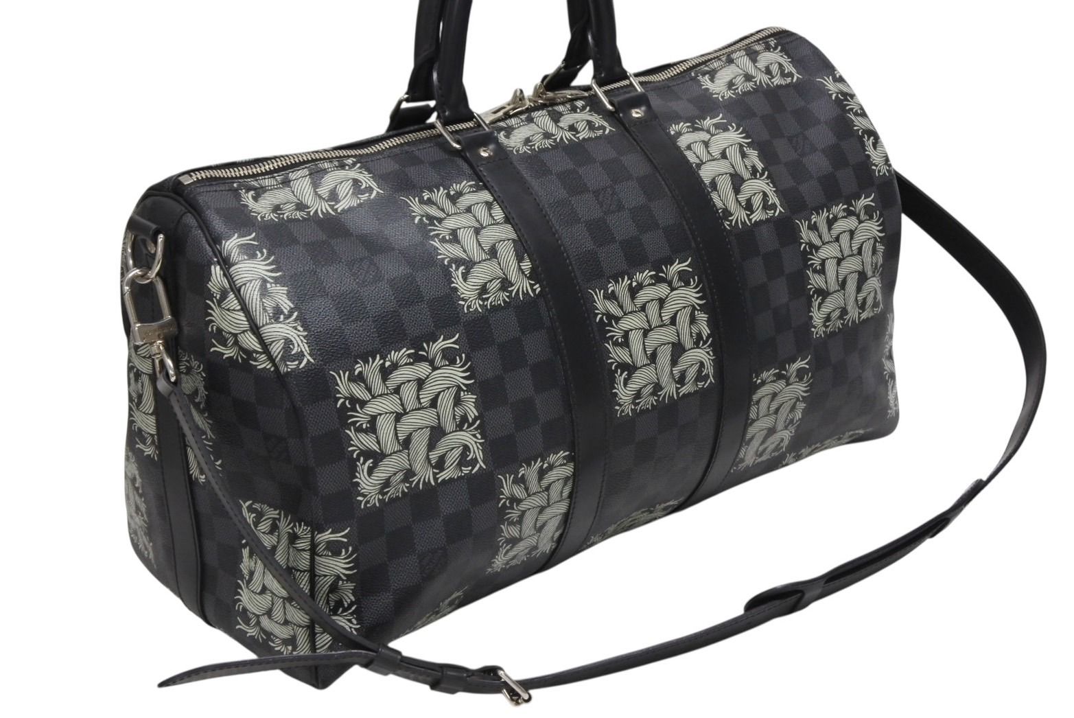 Louis Vuitton Keepall Bandouliere 45 Boston Bag Christopher Nemeth Damier — view 4