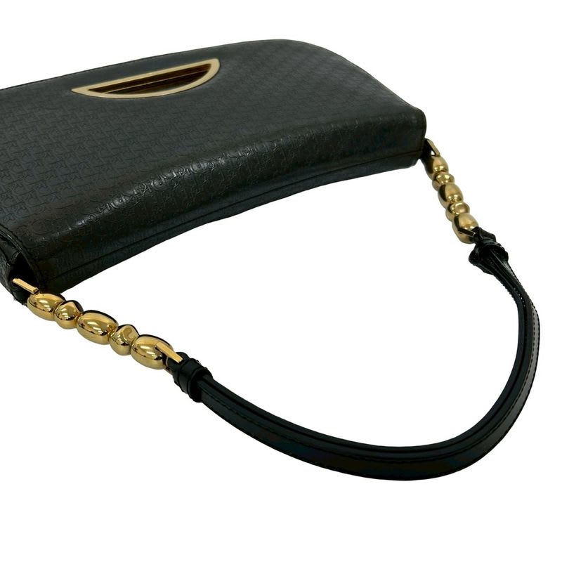 Christian Dior Maris Pearl Trotter Pattern Leather Semi — view 5