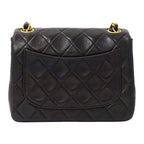 Chanel Bag Mini Quilted Shoulder Lambskin Black — view 3