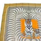 Hermes Scarf Silk Carre 140 Large Tiger Royal King — view 2