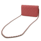 Chanel Simply CC Quilted Chain Wallet Shoulder Bag Pochette Leather — view 3