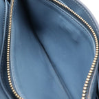 Prada Saffiano Shoulder Wallet Bag 2-Way Clutch Leather Light Blue — view 6