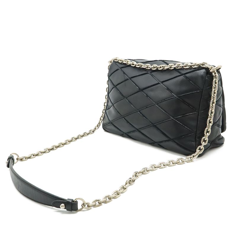 Louis Vuitton Maltage Go-14 mm Chain Bag Shoulder Leather Noir — view 3