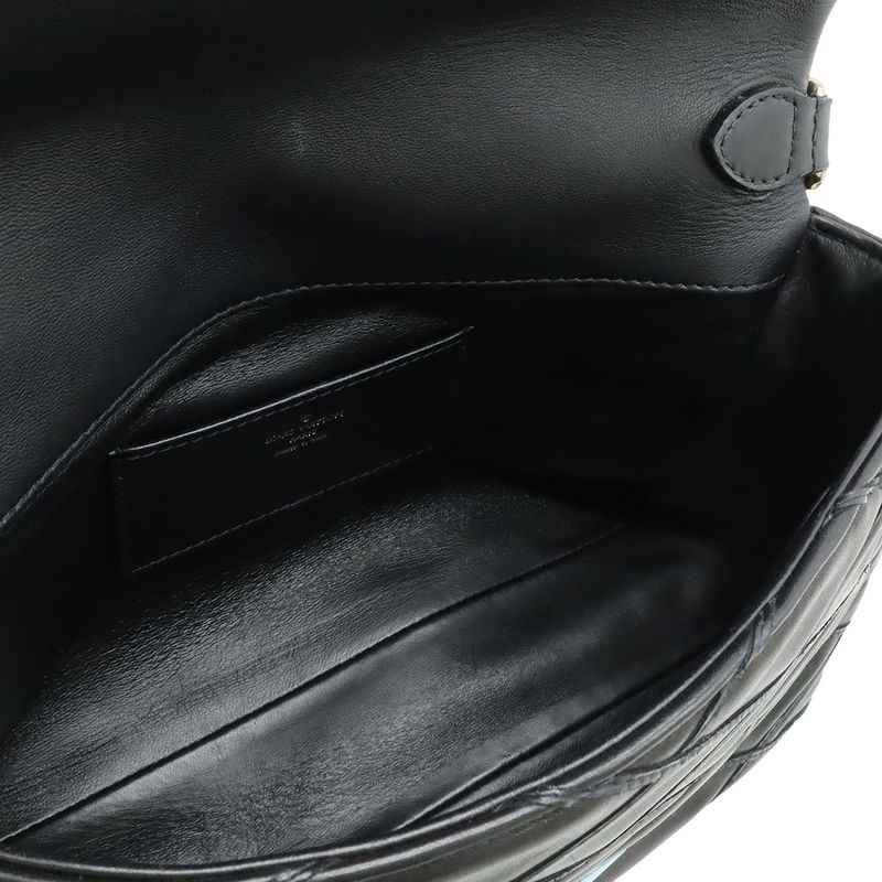 Louis Vuitton Maltage Go-14 mm Chain Bag Shoulder Leather Noir — view 8