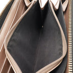 Gucci Lovely Round Zipper Long Wallet Shiny Leather Black Gold Hardware — view 7